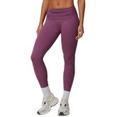 Fold High Waist Yoga Pants Women's Cloud-feeling Belly Contracting And Hip Lifting Sports Pants - kinko